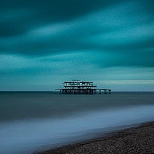 Brighton West Pier - Coastal wall art home decor gift