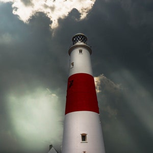 Lighthouse at Portland Bill - Coastal wall art home decor gift