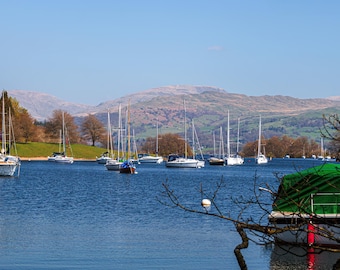 Lake Windermere  panorama art print gift
