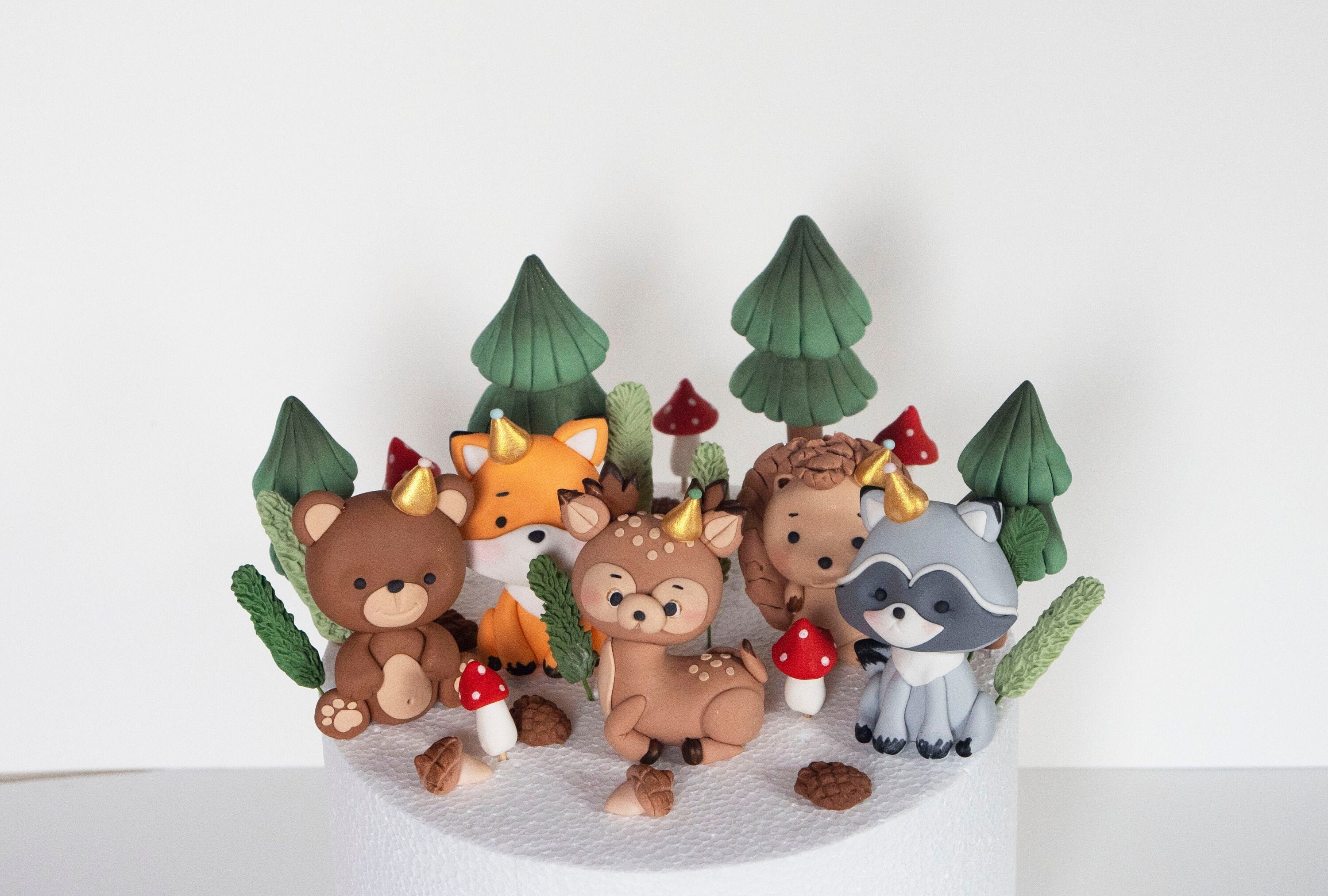 Woodland Party Hats Animals 1st Birthday Party Hat Woodland Baby Shower  Decorations Forest Theme Party Fox Birthday Cone Hat – FUNSTARCRAFT