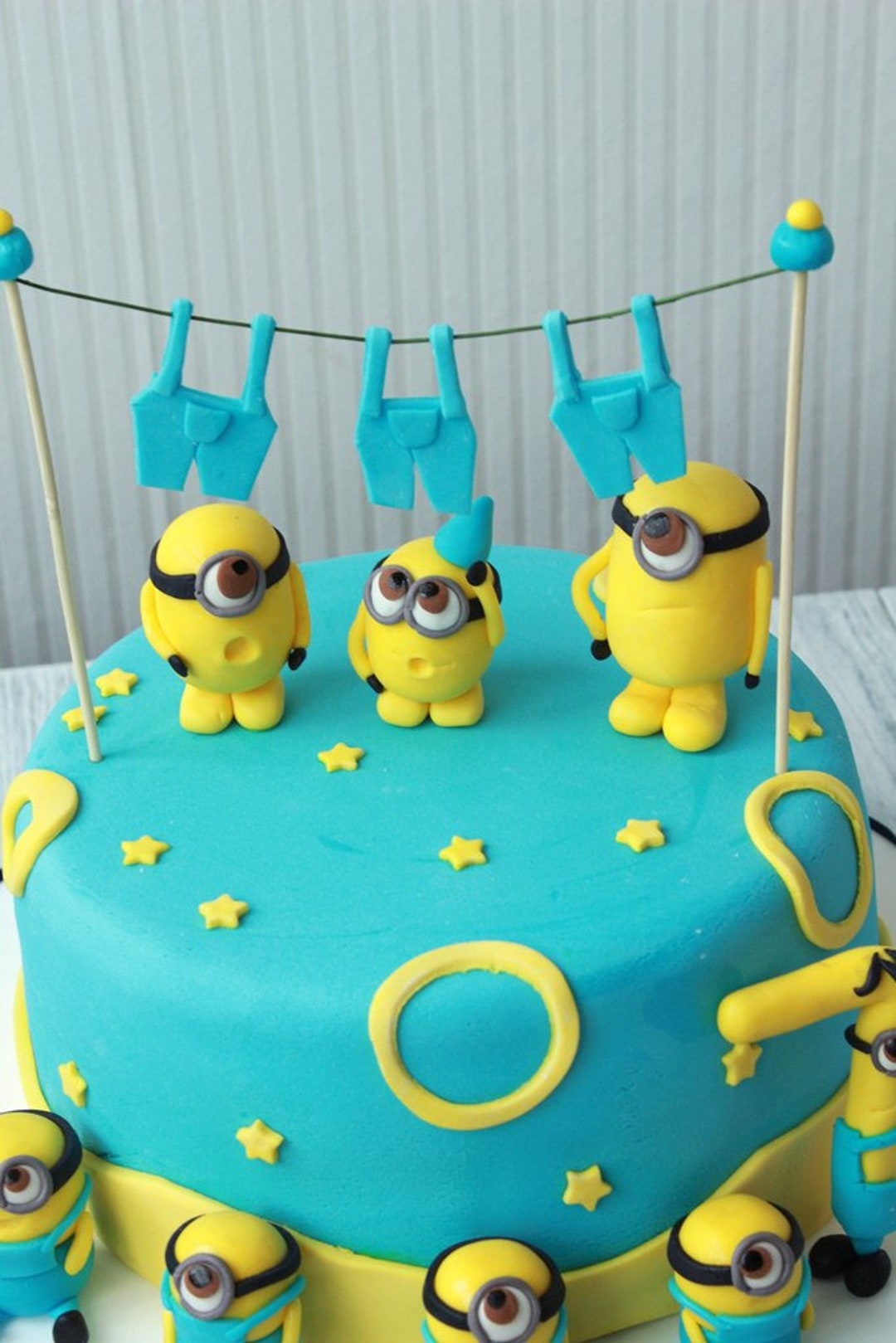 Minions Inspired Baby Fondant Cake Topper Decor Figurine - Etsy ...