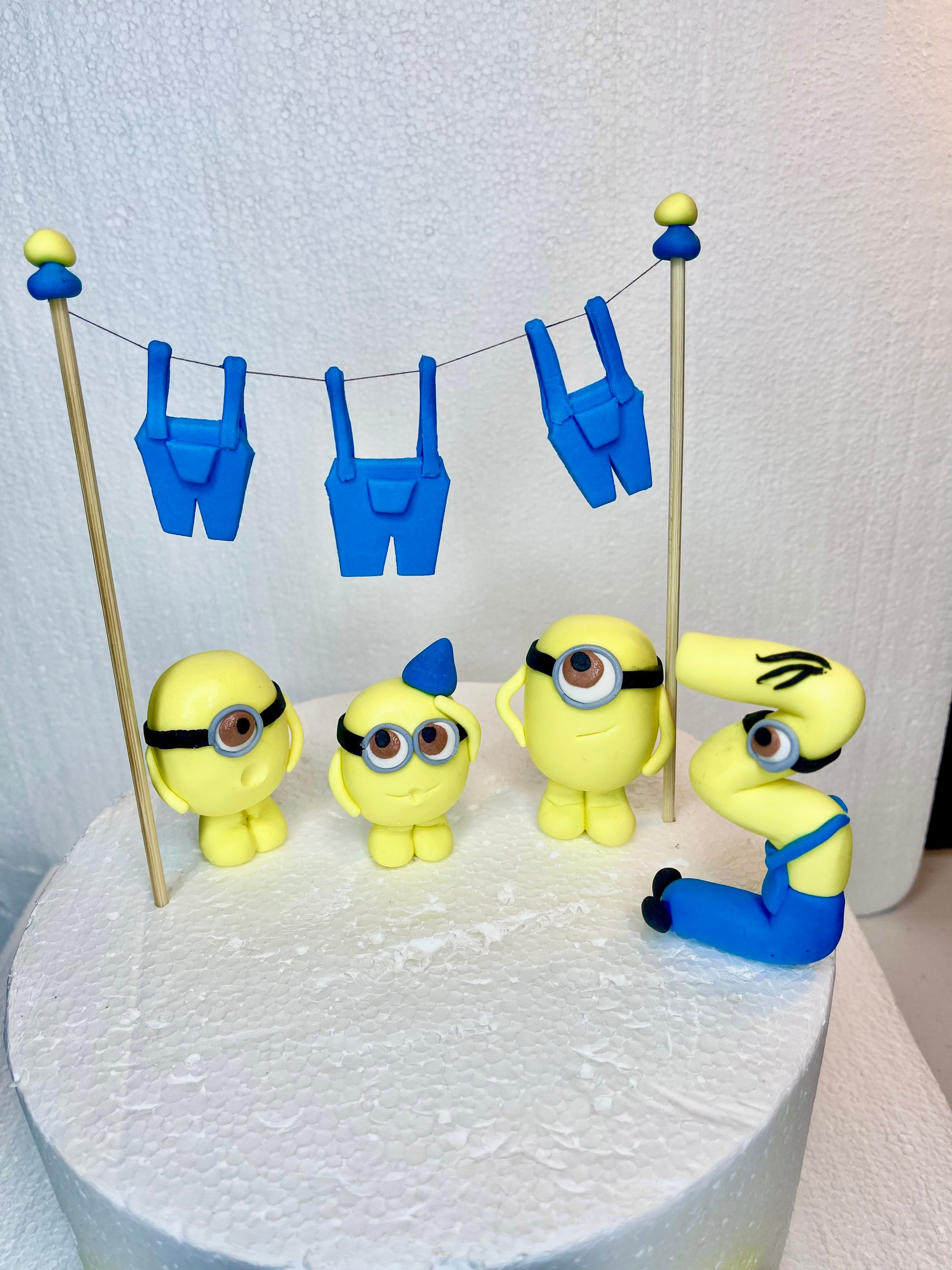 Minions Inspired Baby Fondant Cake Topper Decor Figurine - Etsy