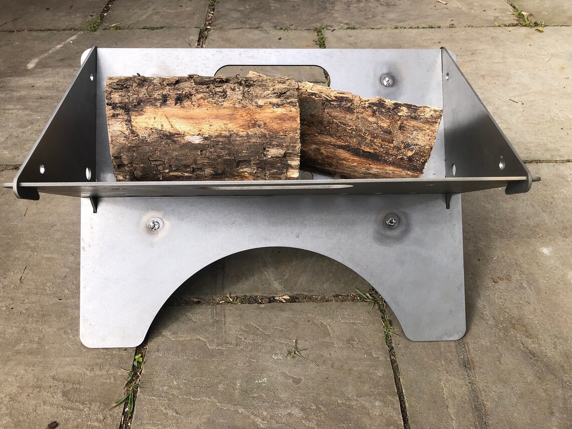 Fire Pit Portable flat pack Etsy