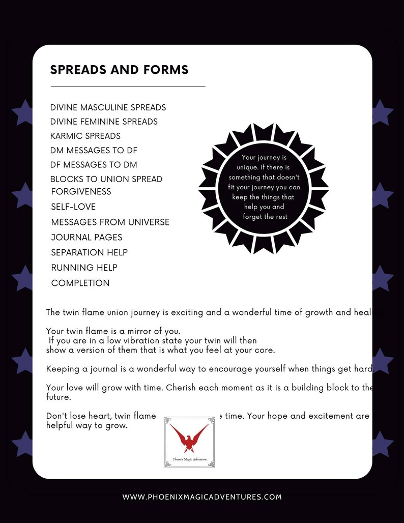 Twin Flame Journal. 27 printable pages for your journey to Etsy