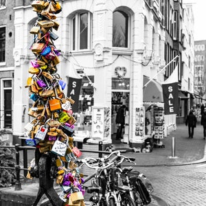Locks Of Love.  Amsterdam, Netherlands