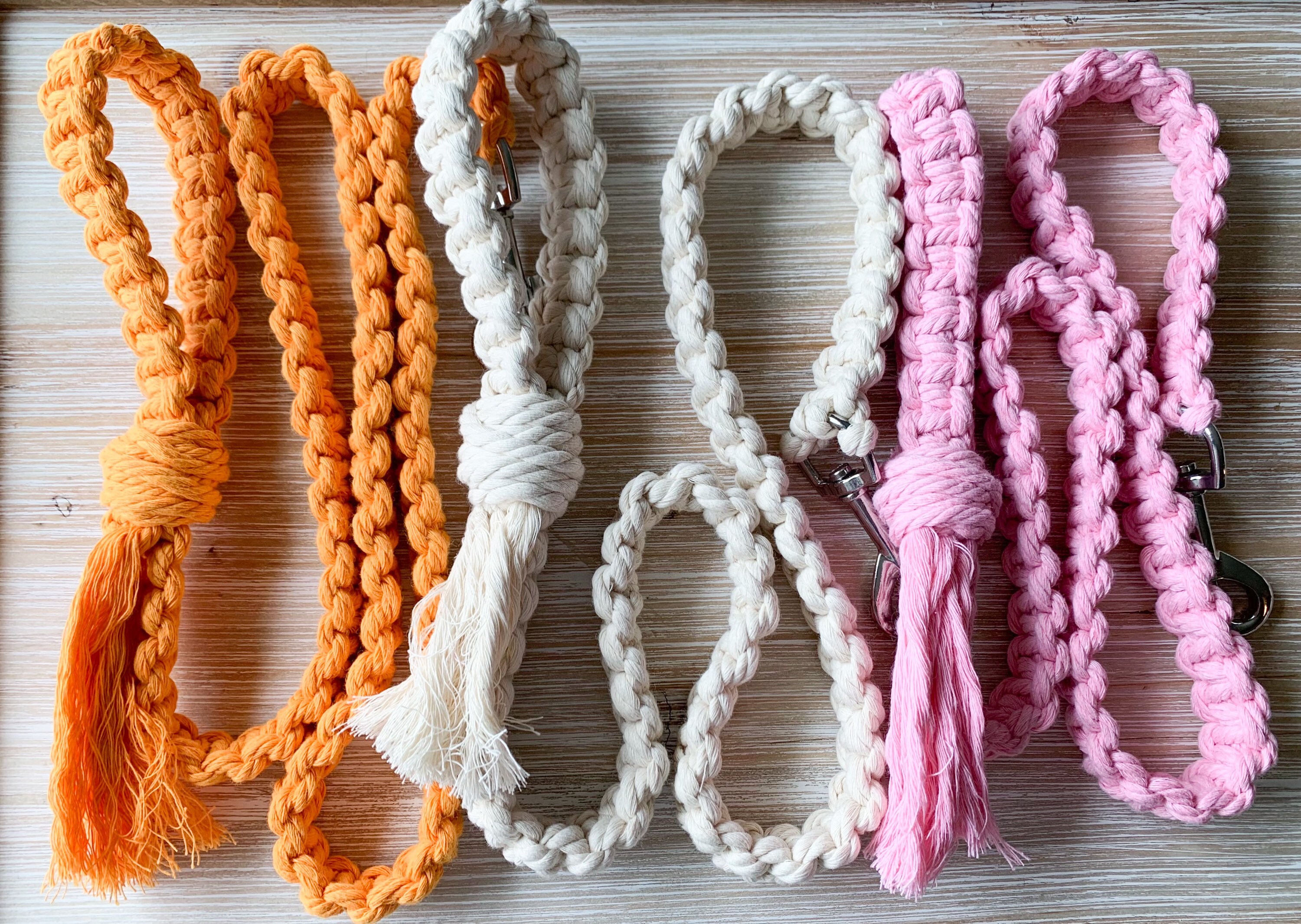 Macrame Dog Leash Wedding Dog Leash Rope Leash Trendy Dog Etsy