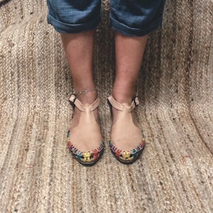 Handgemachte Huarache-Schuhe