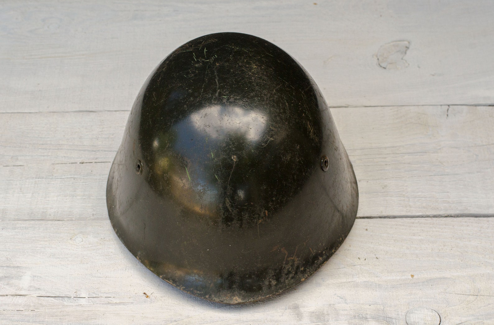 Authentic Army Helmet From 1970s Vintage Sodiers Green Etsy