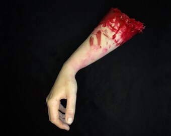Severed silicone prop right hand