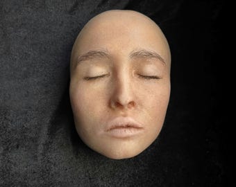 Realistic Asian Female Display Model | Asymmetric Mannequin Head PMU Training, SFX Prop, Cosplay Shop Mask