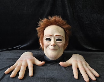 Rumpelstiltskin mask and gloves  set made from silicone