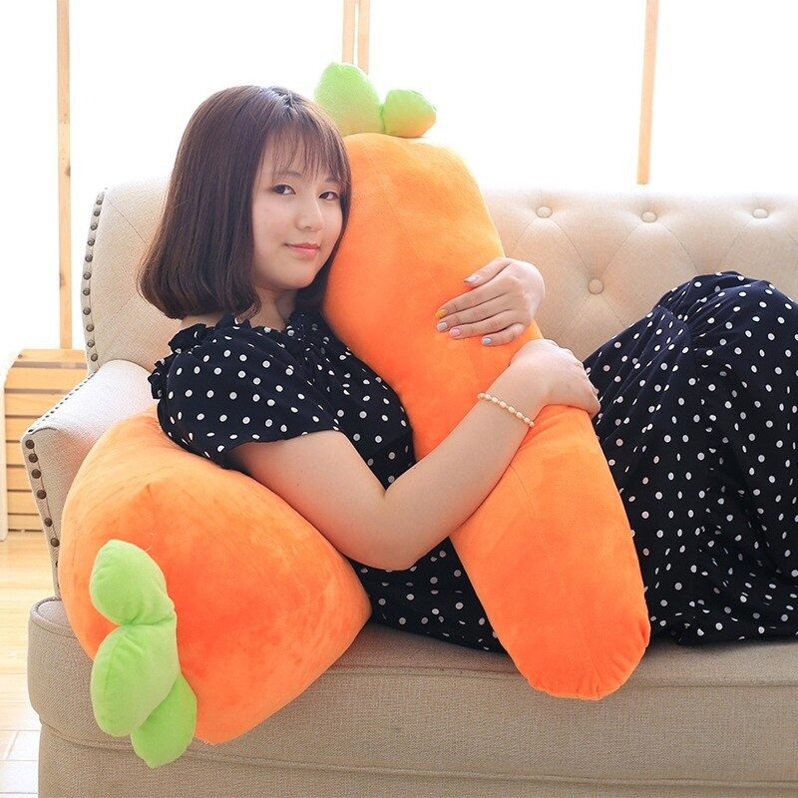 Carrot Plush Carrot Stuffed Animal Carrot Plushie Kawaii | Etsy
