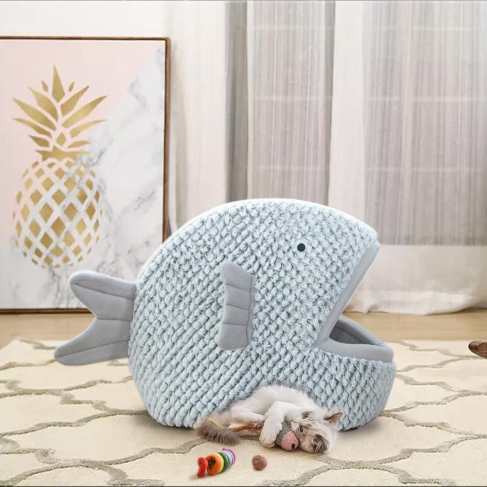 Fish Cat Bed Dog Bed Pet Nest Cat Lover Gift Cat Perch Etsy