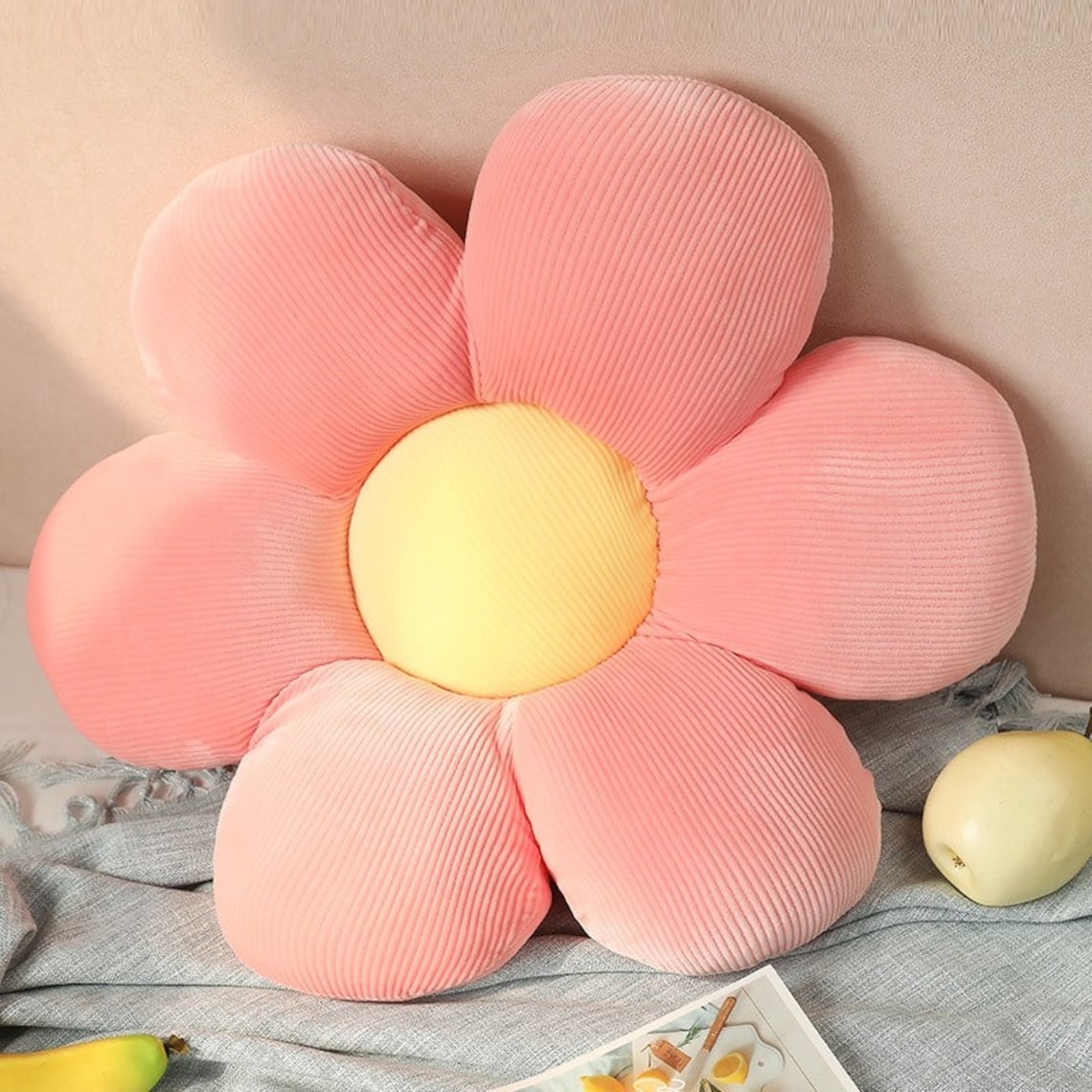 Flower Plush Flower Pillow Body Pillow Soft Toy Stuffed Etsy