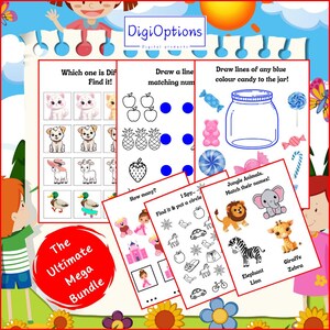 The Ultimate Mega Bundle, Digital, Educational, Toddlers, Children ...