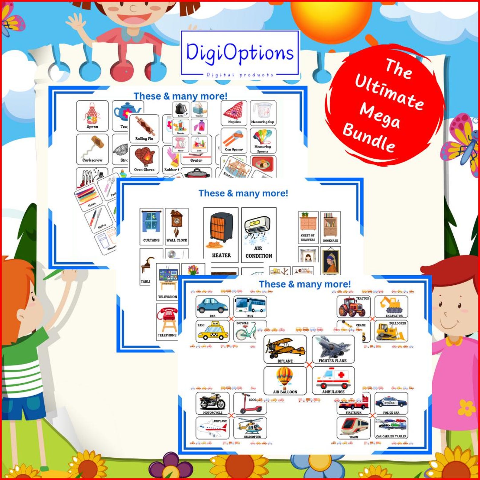 The Ultimate Mega Bundle, Digital, Educational, Toddlers, Children ...