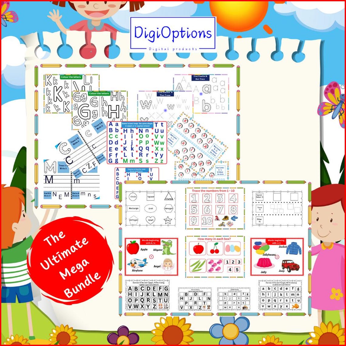 The Ultimate Mega Bundle, Digital, Educational, Toddlers, Children ...