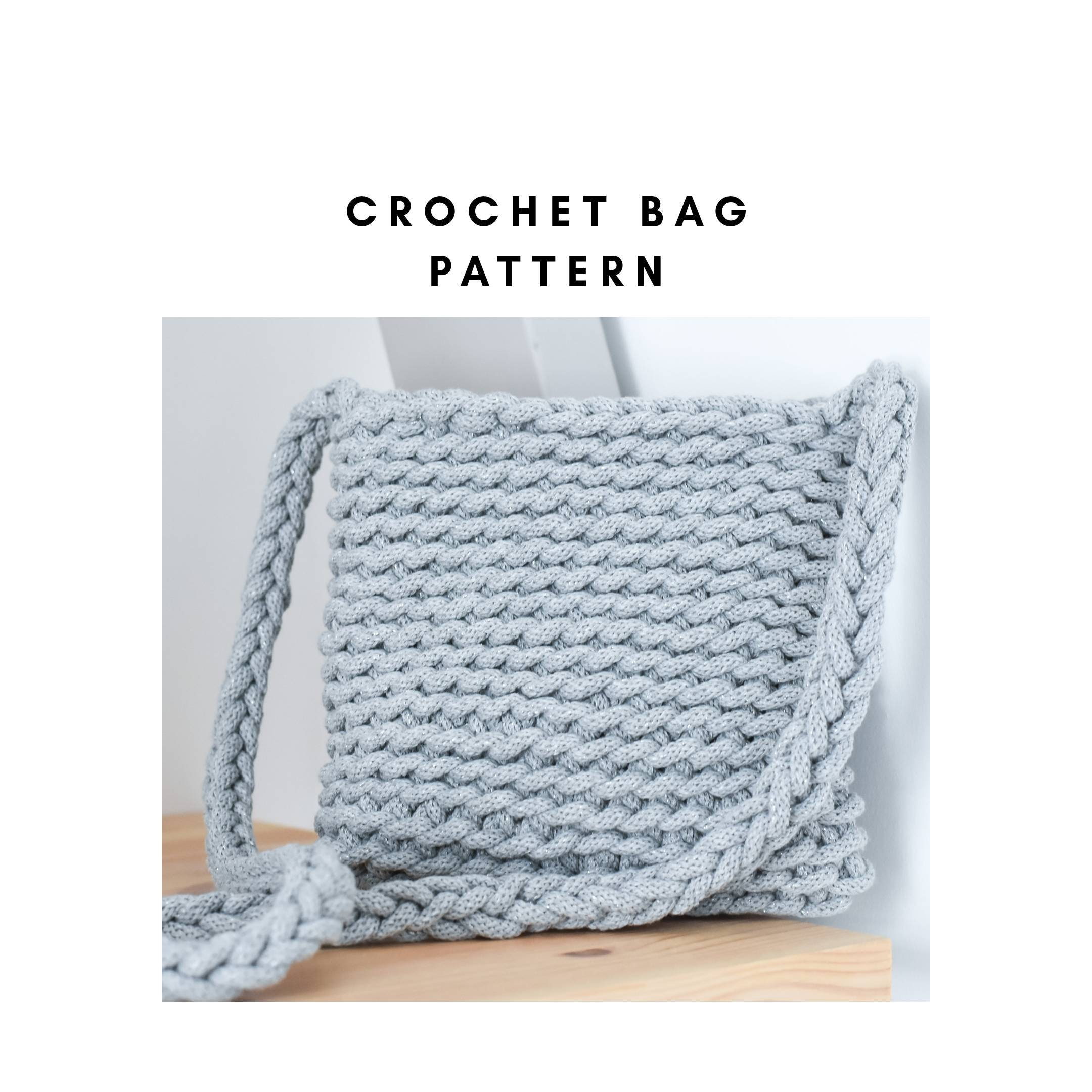 Crochet Crossbody Bag Pattern DIY Bilibag Pattern Etsy