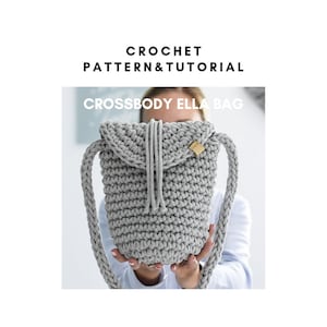 ELLA Crossbody Bag, Crochet Pattern & Tutorial, Bilibag Factory, Digital Product