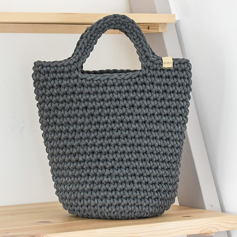 BILIBAG Crochet Handbag Tote Shopper Bag Everyday Bag | Etsy