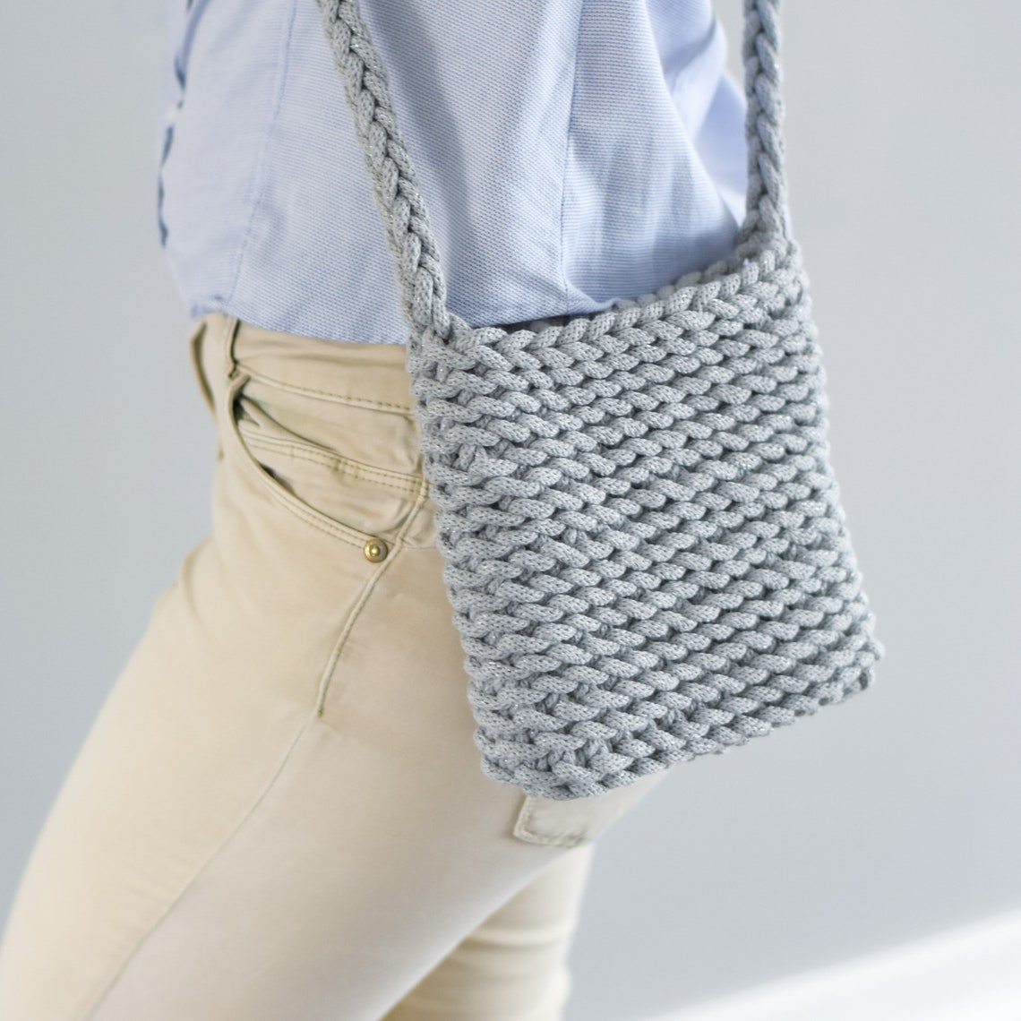Crochet Bag Pattern KIT Crossbody Bag DIY KIT Bilibag Etsy