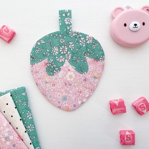 Strawberry Coin Purse Zipper Pouch PDF Sewing Pattern image 5