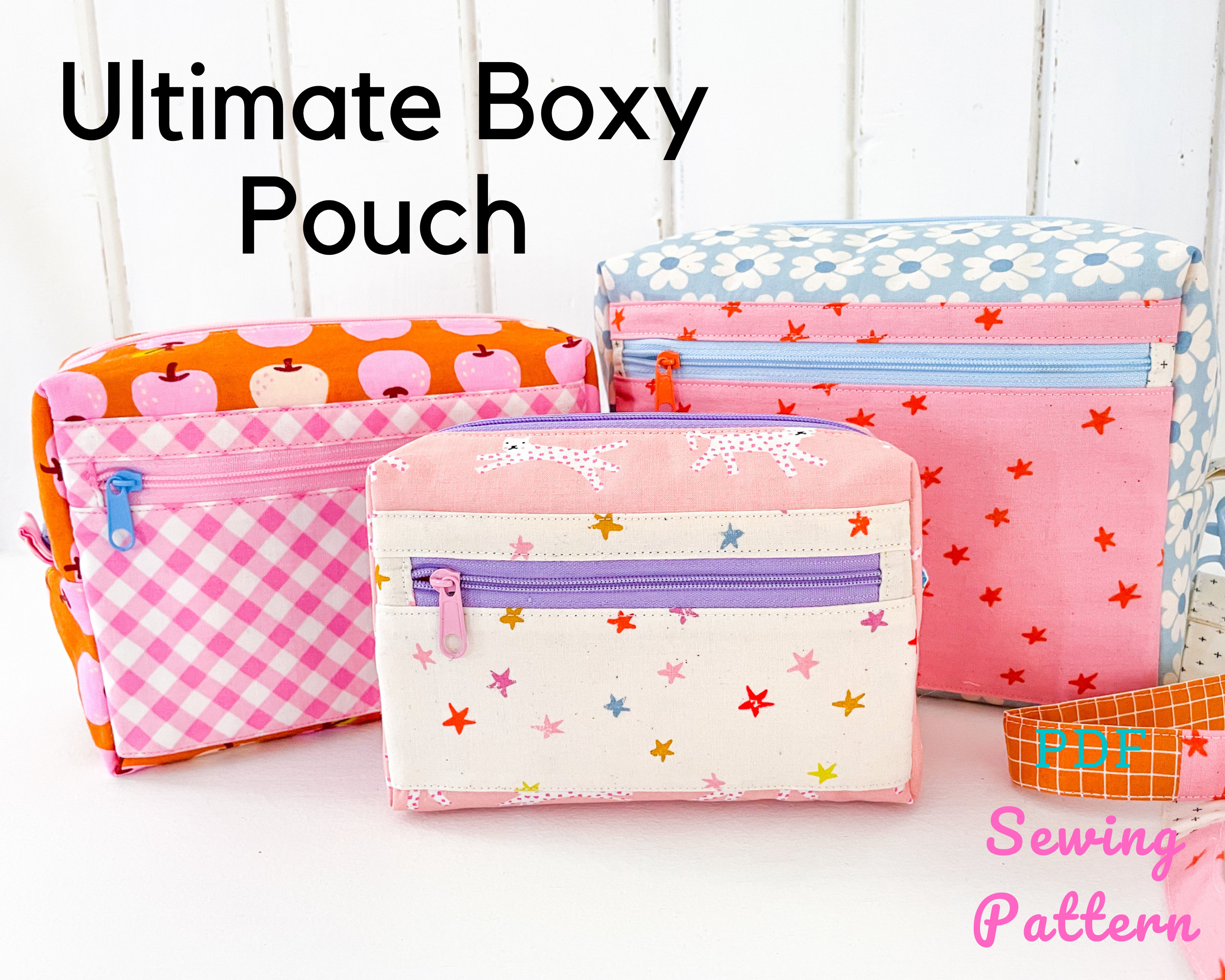 Boxy Pouch Sewing Tutorial - Sew Much Moore