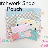 Snap Pouch Sewing Pattern – Easy DIY Gift With D-ring (PDF Pattern) - Etsy