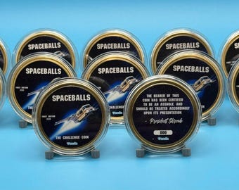 Spaceballs the Challenge Coin - First Edition - Brass Coin