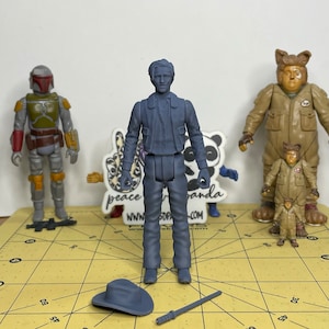 Spaceballs &quot;Lone Starr&quot; Custom 5-POA 3.75&quot; Figure - Unpainted Kit