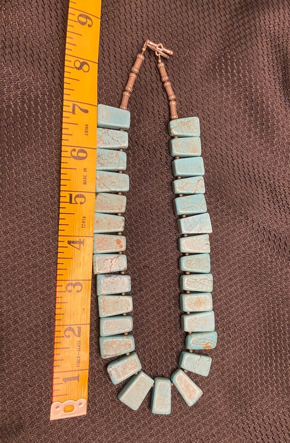 Multi Stone Chunky Turquoise Necklace - image 7