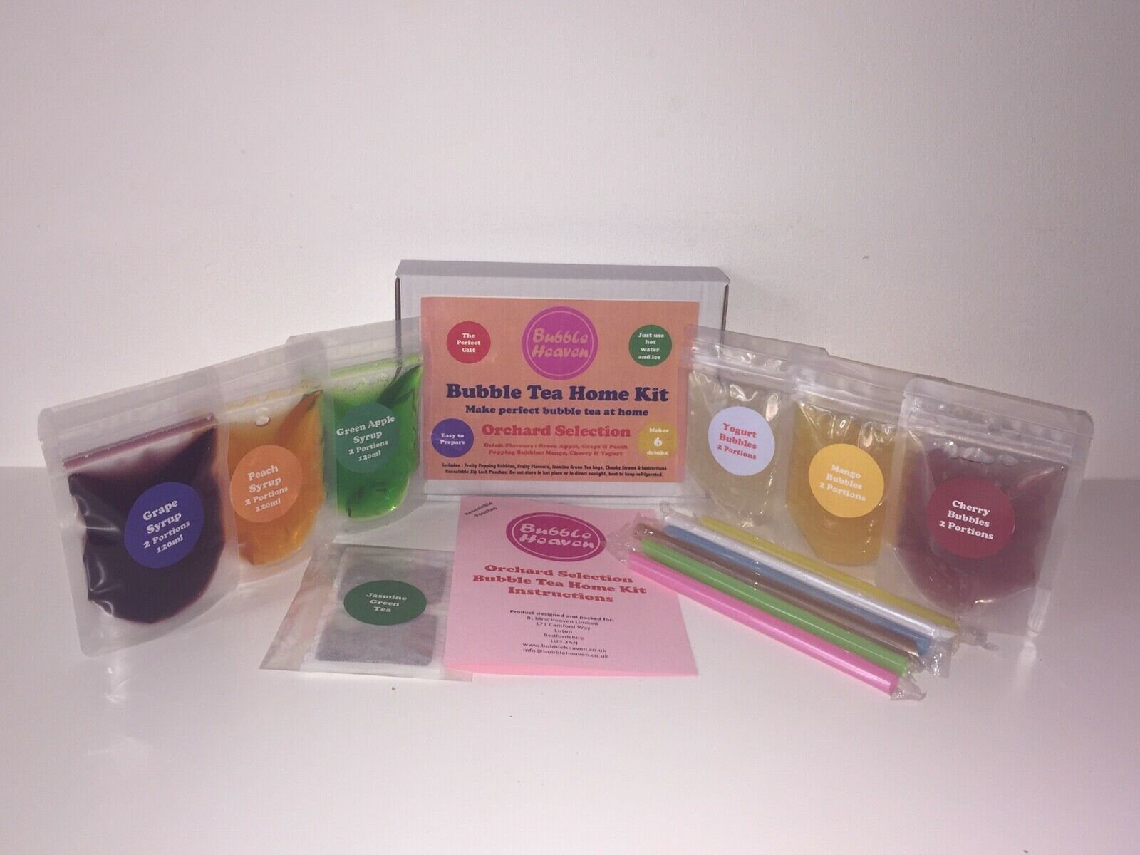 Boba Bubble Tea Make at Home Kit Makes 69 Extra Large Fruity Etsy UK