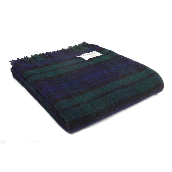 Rattray Crest Tartan Premium Blanket Black main image 0