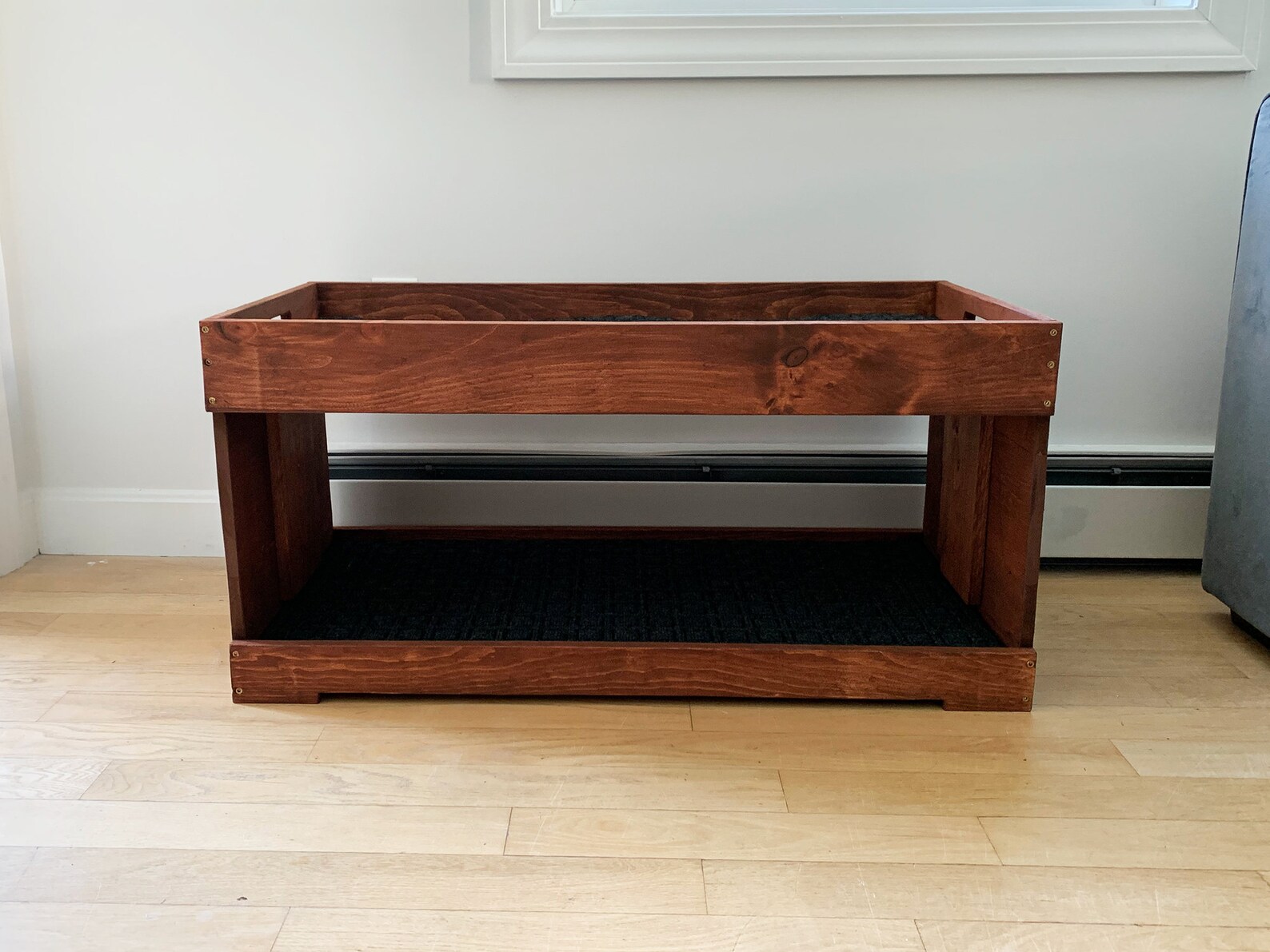 Rustic Wooden Double Tier Boot Tray Double Tier Boot Tray Etsy