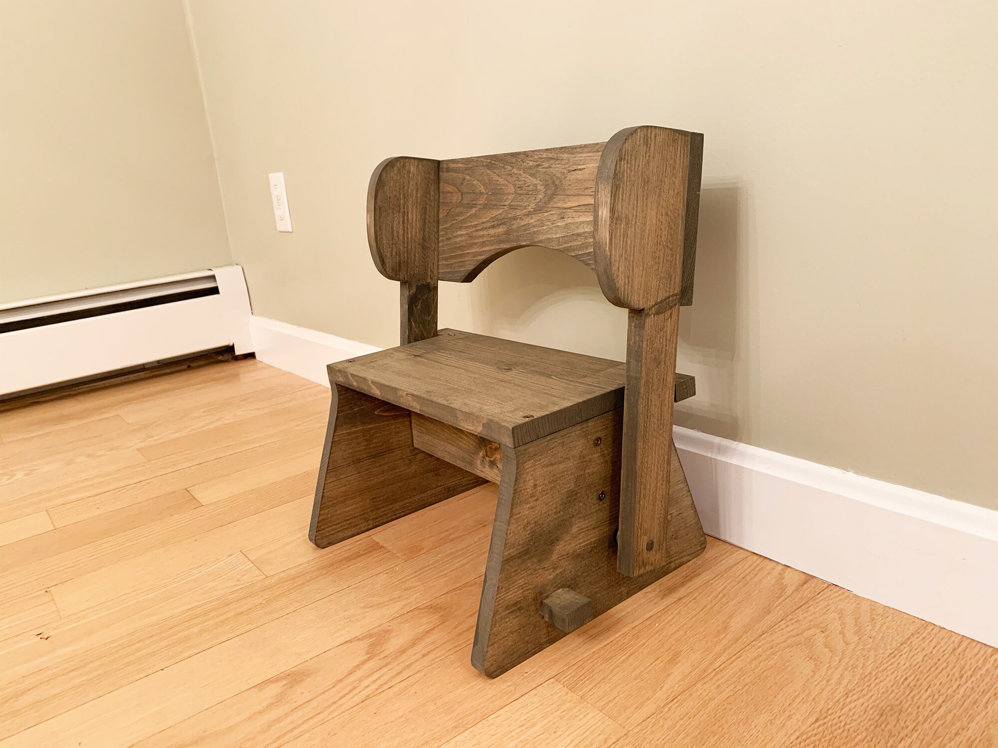 Children's Step Stool/Seat Combo Step Stool Kids Step Etsy