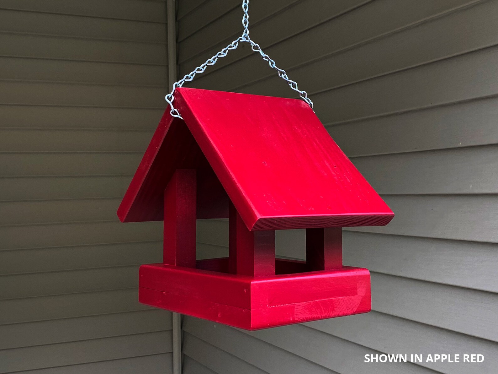 Wood Bird Feeder Hanging Tray Bird Feeder Outdoor Bird Etsy