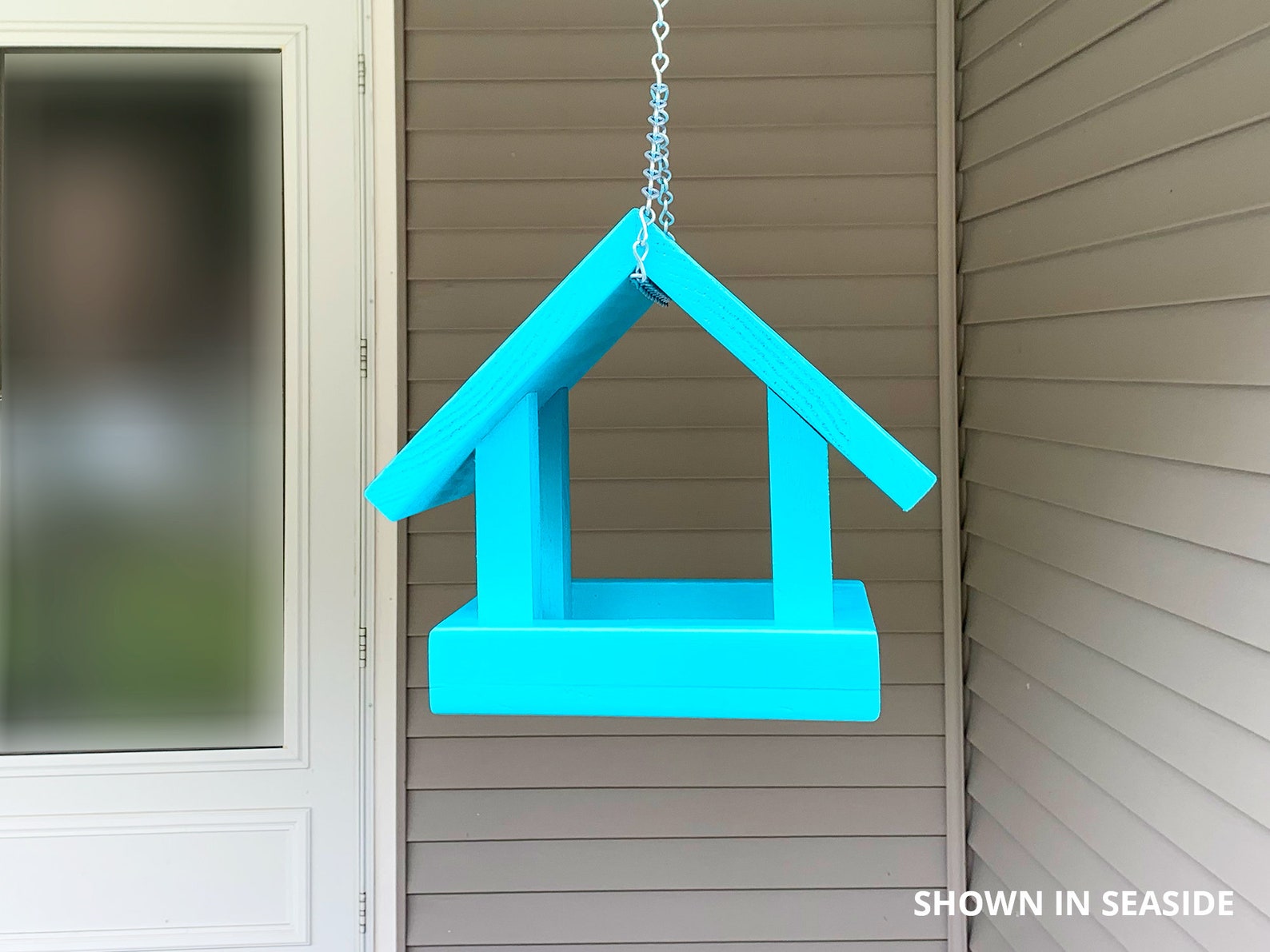 Wood Bird Feeder Hanging Tray Bird Feeder Outdoor Bird Etsy