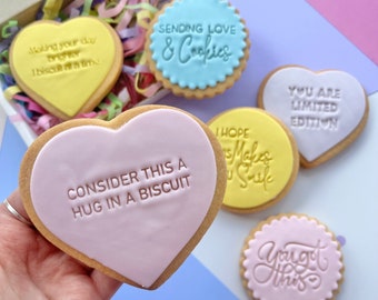 Positivity Biscuit Gift Box | Hug Letterbox Gifts For Friends