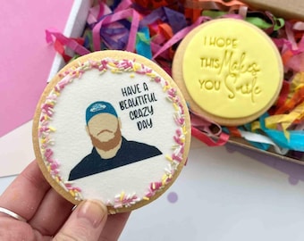 Luke Combs Biscuit Gift Set | Beautiful Crazy Country Print Biscuit | Country Music Fan