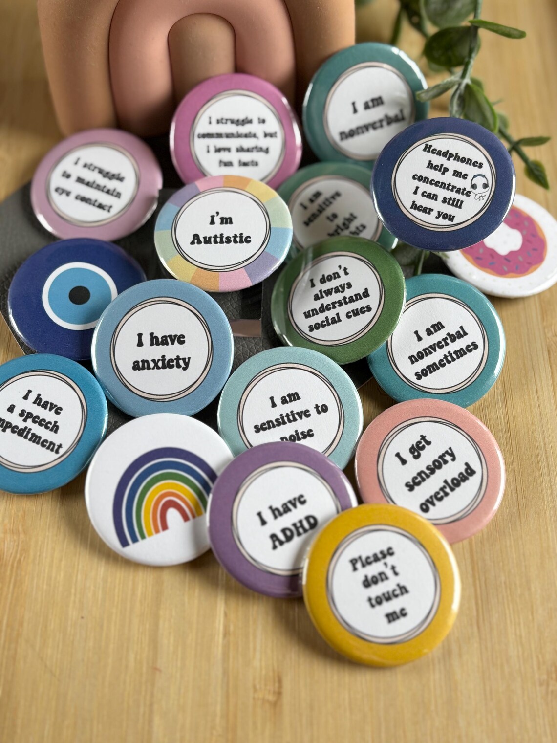 I Have a Speech Impediment | Communication Pins | Hidden Disabilities ...