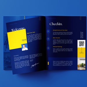 Luxury Airbnb Welcome Book Template | Luxury House Manual Template | Luxury Vacation Rental Guidebook Template | Airbnb Welcome Packet