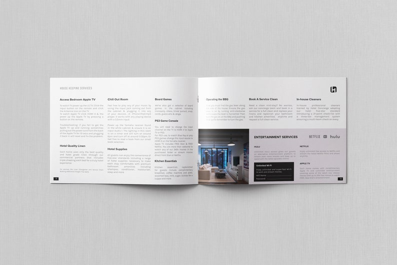 Airbnb House Manual Template Welcome Book Template Etsy