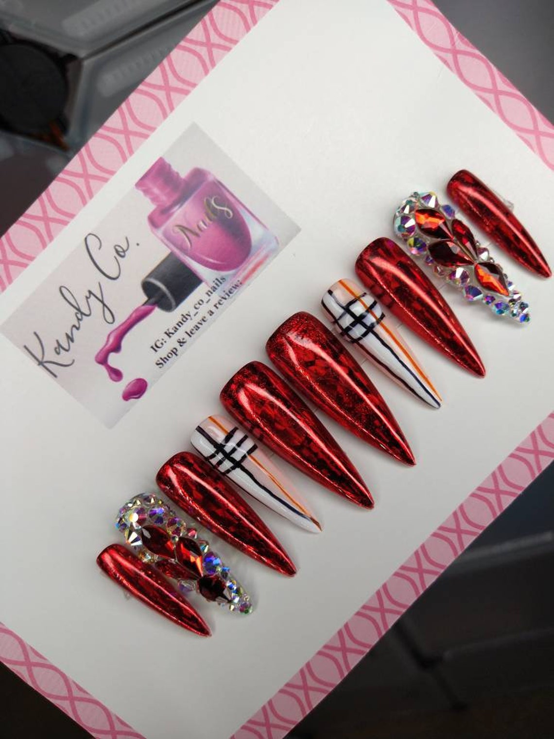Blank XL Full Coverage Nails XL Nail Tips Kandyconails - Etsy