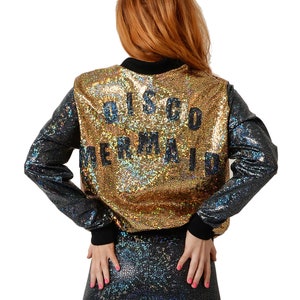 Unisex Holographic Custom Bomber Jacket image 8