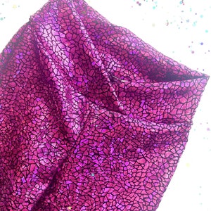 Holographic Sparkly Pink Disco Flares / Leggings / Jazz Pants / Dancewear / Festivalwear / Partywear / Childrenswear / Bellbottoms