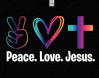 Free Free 108 Peace Love Jesus Svg SVG PNG EPS DXF File