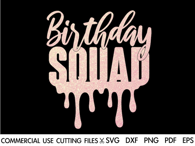 Download Birthday Squad Svg Birthday Drip SVG Birthday Princess Svg ...