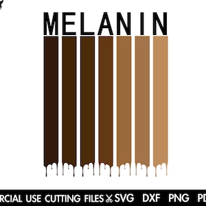 Melanin Drippin&#39; SVG, Melaninaire, Melanin Svg, Afro Svg, Black Woman Svg, Dope Svg, Afro Queen Svg, Black Girl Magic Svg Silhouette Cricut