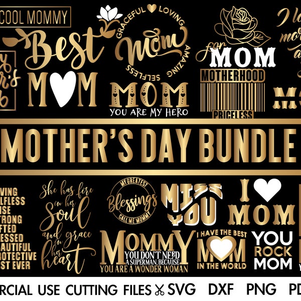 Mother's Day SVG Bundle, Mother's Day SVG, Mother Hustler SVG, Mother Svg, Momlife Svg, Mom Svg, Gift For Mom Svg, Mom Quotes Svg