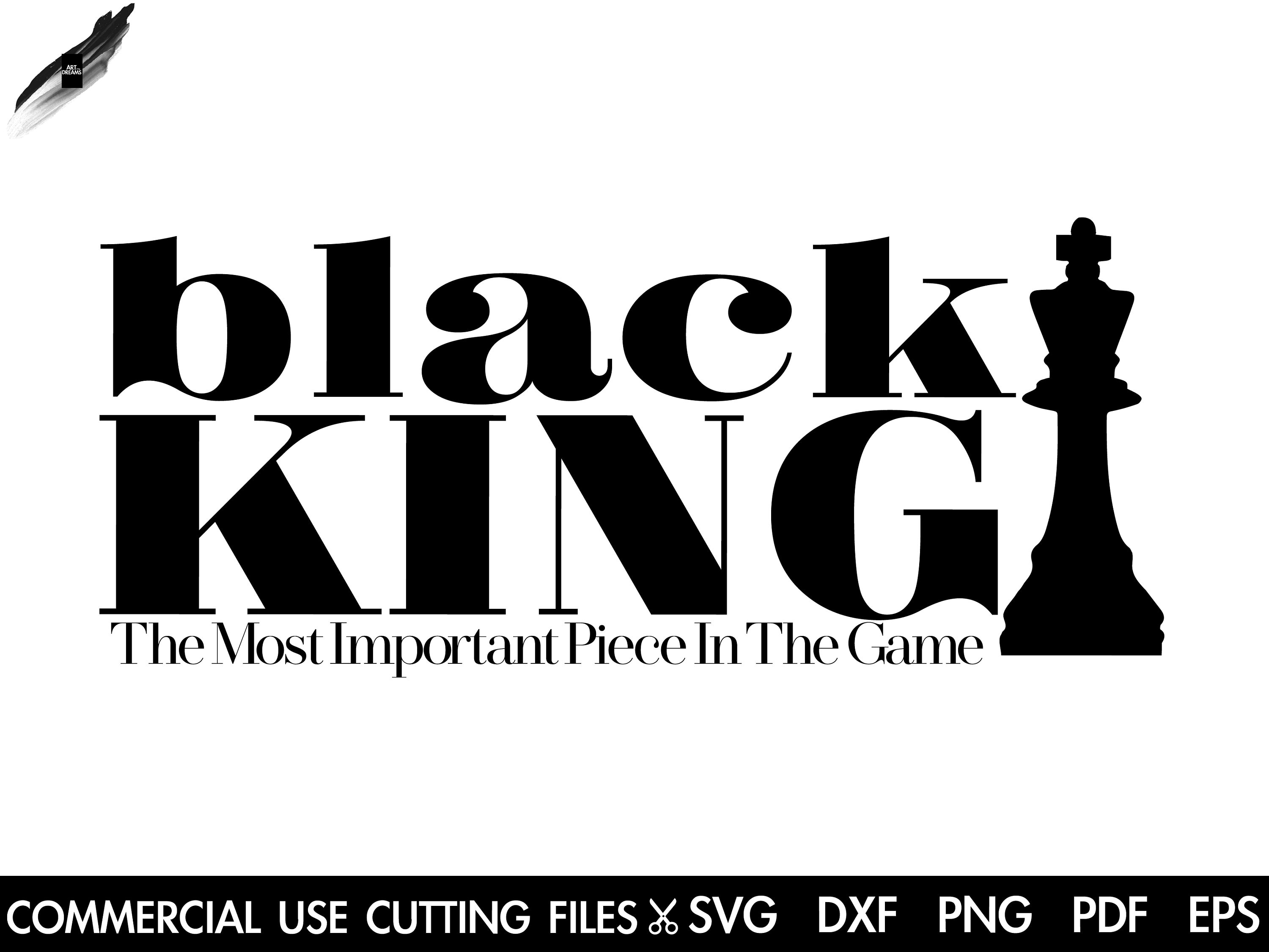 Black King The Most Powerful Piece in the game Chess African American